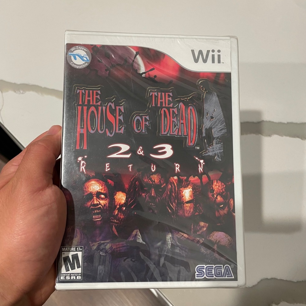 The House of the Dead 2 & 3 Return Nintendo Wii Sega Zombie Shooter New Sealed